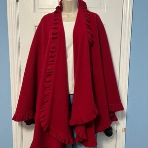 Sutton Studio Wool Cape - Size P